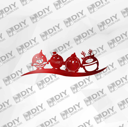 Cute Christmas Character DXF Plasma File