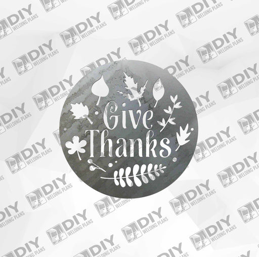 Give Thanks  - DXF File Only