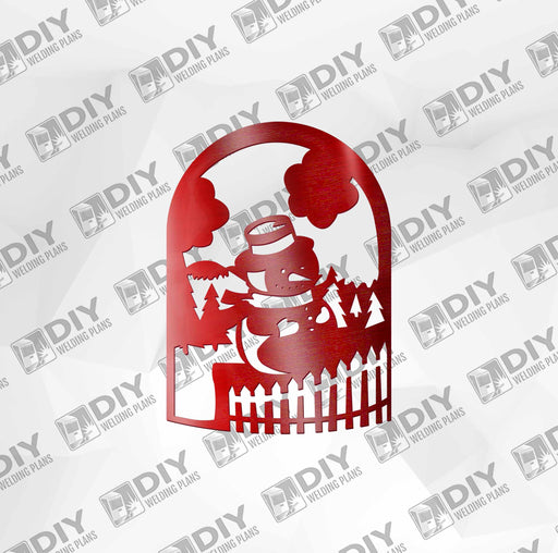 Snowmen Yard DXF Plasma File