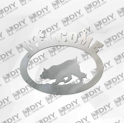 18” x 15” Welcome Fox Sign DXF Plasma File