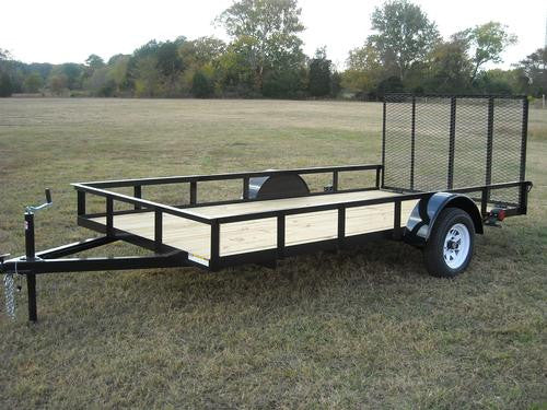 6.5 x 12 ft Utility Trailer Plans - Single Axle