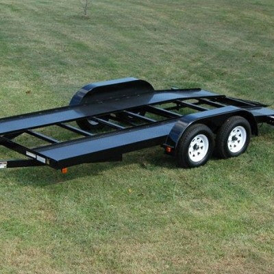 CAR HAULER TRAILER 16′ Welding Plans (Diamond Plate Deck)