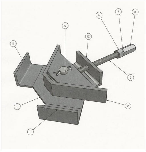 90 Degree Angle Fixturing Clamp Welding Plans