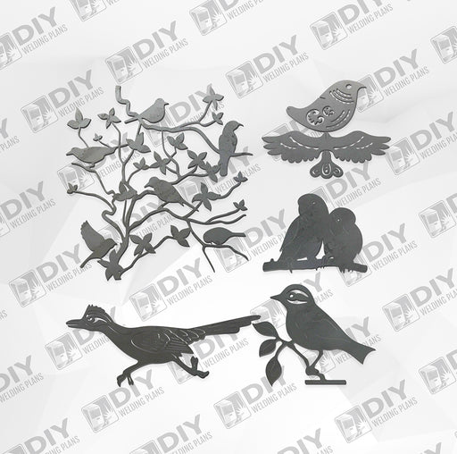 Bird Bundle Pack 5 - DXF File Only