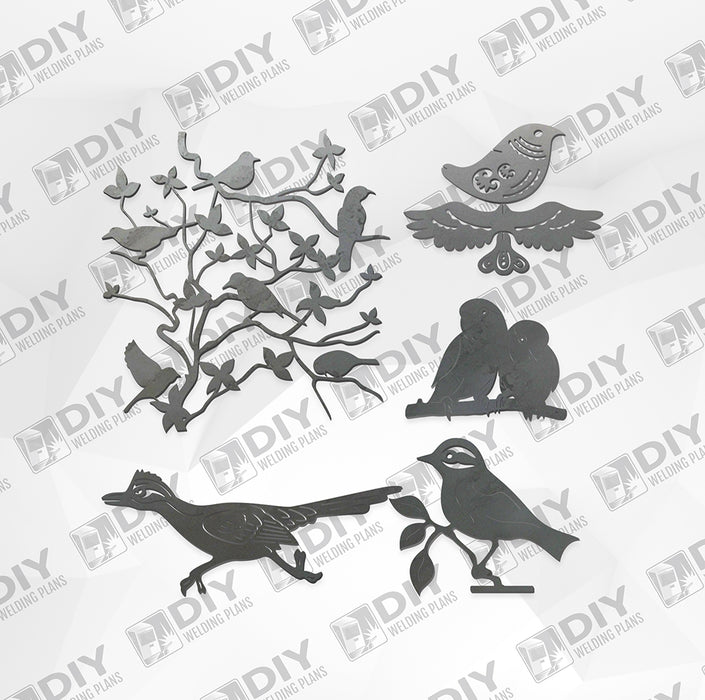 Bird Bundle Pack 5 - DXF File Only