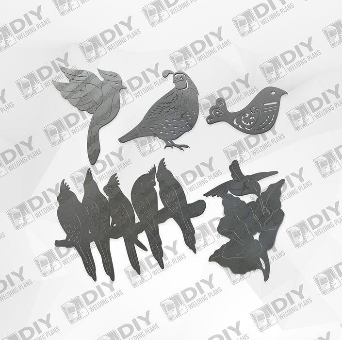 Bird Bundle Pack 6 - DXF File Only