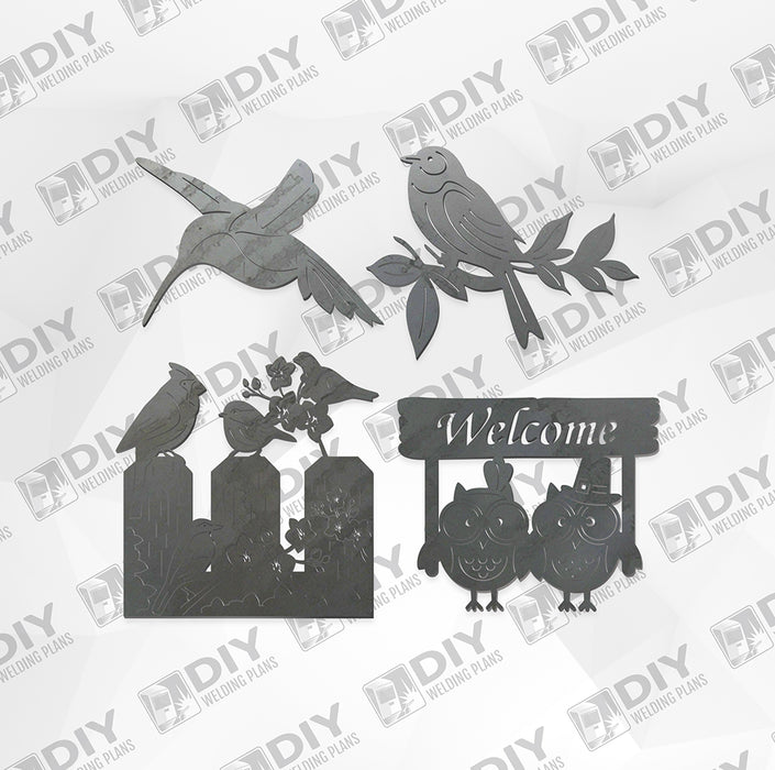 Bird Bundle Pack 7 - DXF File Only