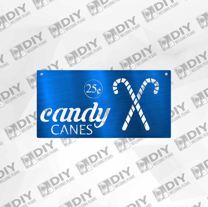 Candy Canes DXF Plasma File