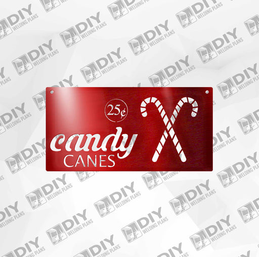 Candy Canes DXF Plasma File