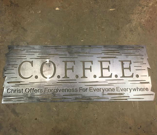 Coffee Wood Plank Plasma Laser DXF Cut File