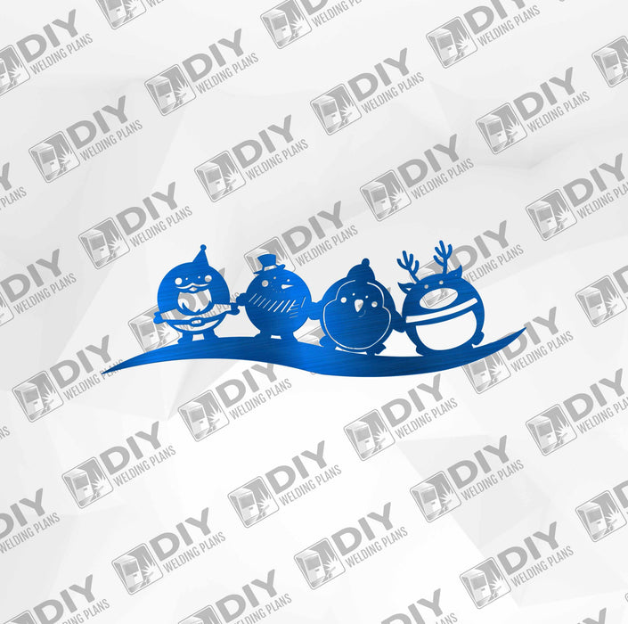 Cute Christmas Character DXF Plasma File