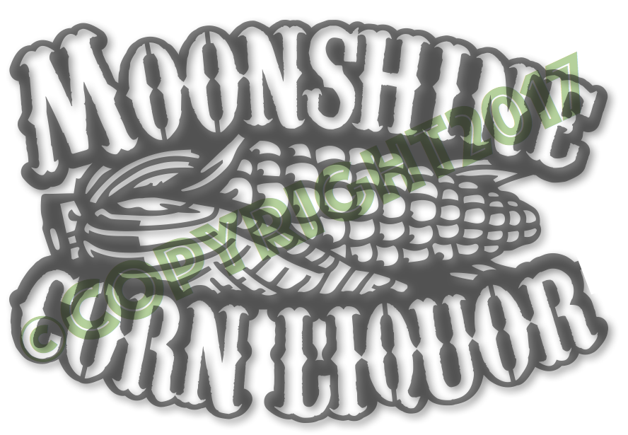 3 Moonshine files - Shine On Moonshine Jug Corn Liquor x3 Plasma Laser DXF Cut File