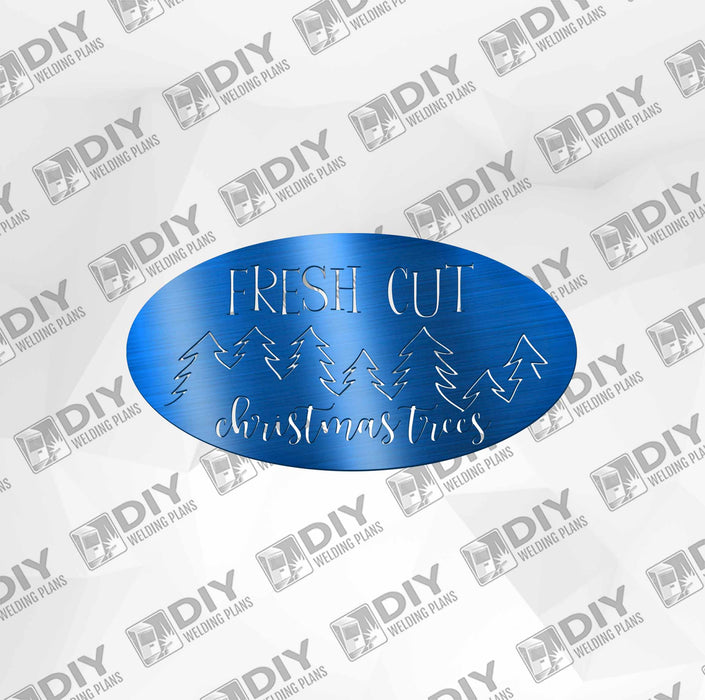 Fresh Cut Christmas Trees DXF Plasma File