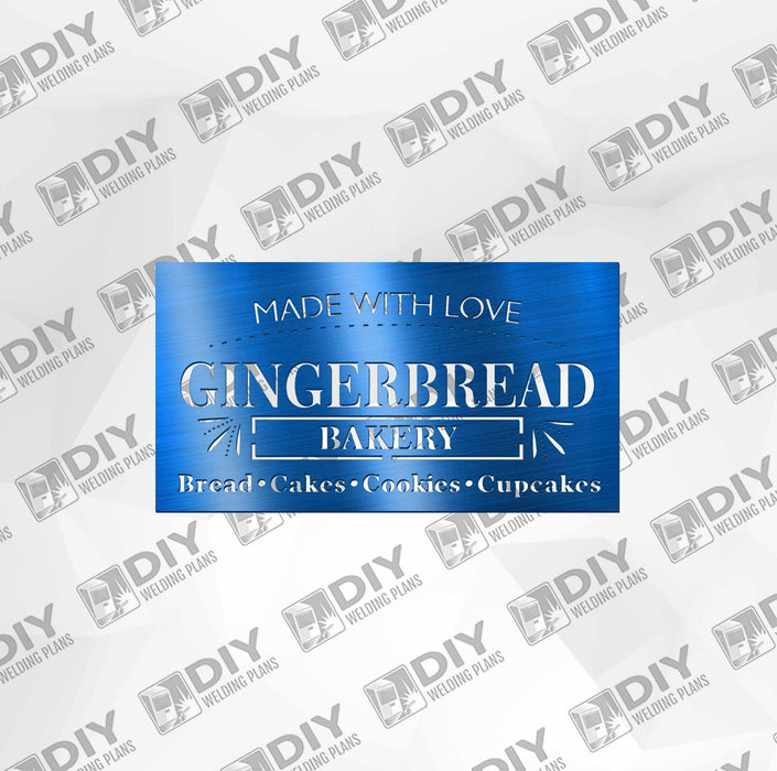 Gingerbread Bakery DXF Plasma File