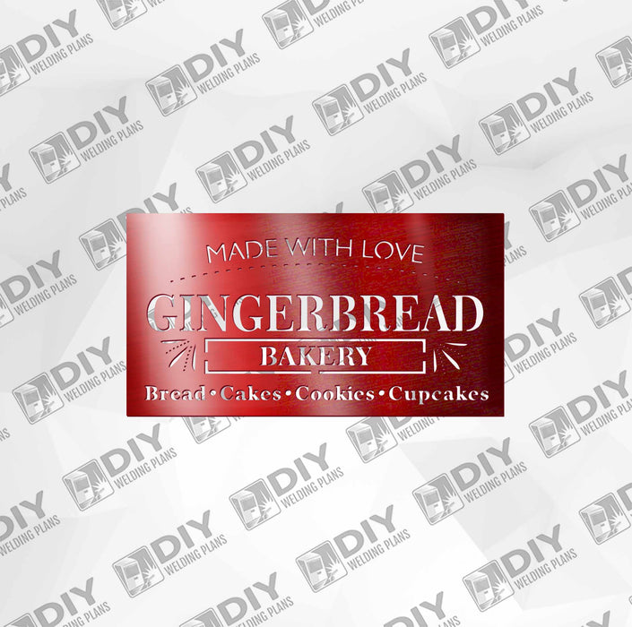 Gingerbread Bakery DXF Plasma File