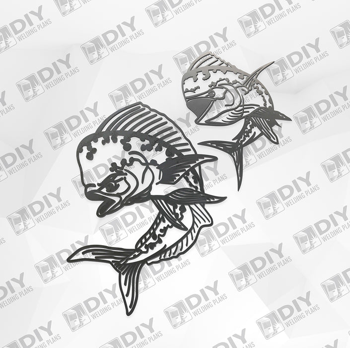 Mahi Mahi Bundle Pack - DXF File Only