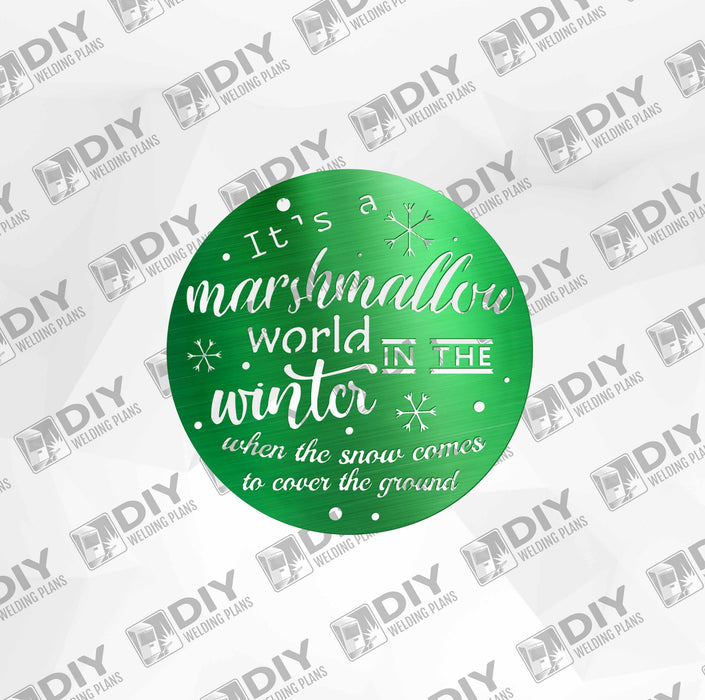 Marshmallow World DXF Plasma File