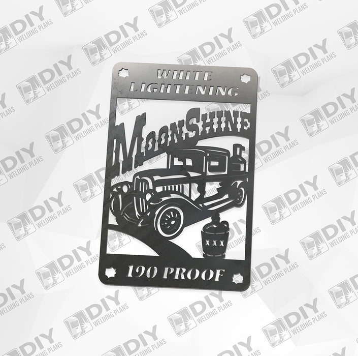 16" Moonshine Truck - 190 Proof - DXF File Only