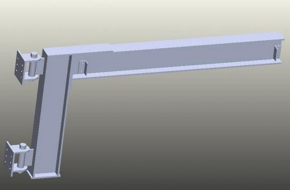 Column Mounted Jib Crane Welding Plans (2 ton capacity)