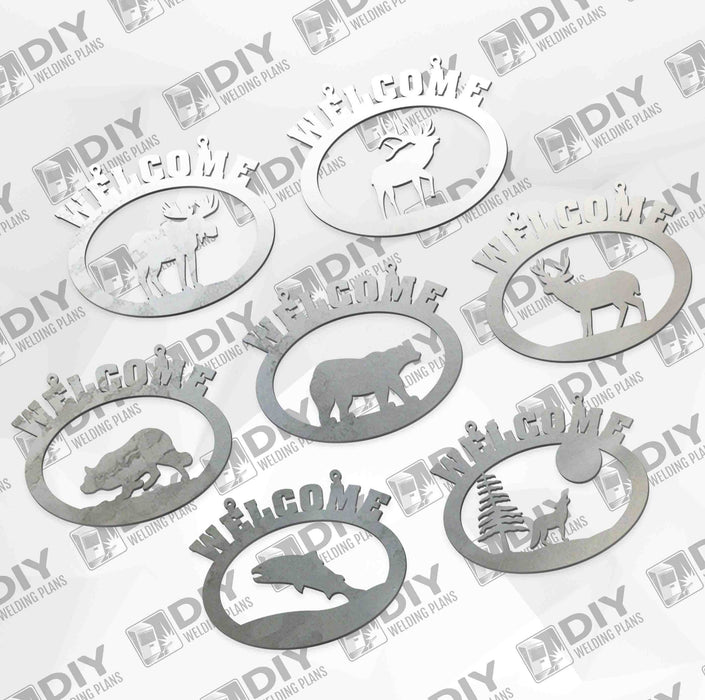18” x 15” Welcome Sign Package Pack 1