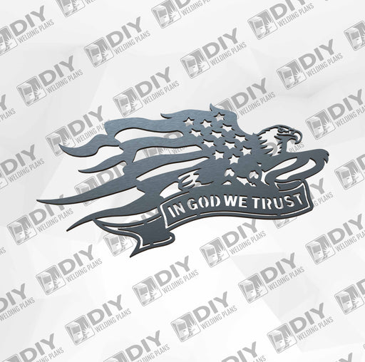 In God We Trust - DXF File Only